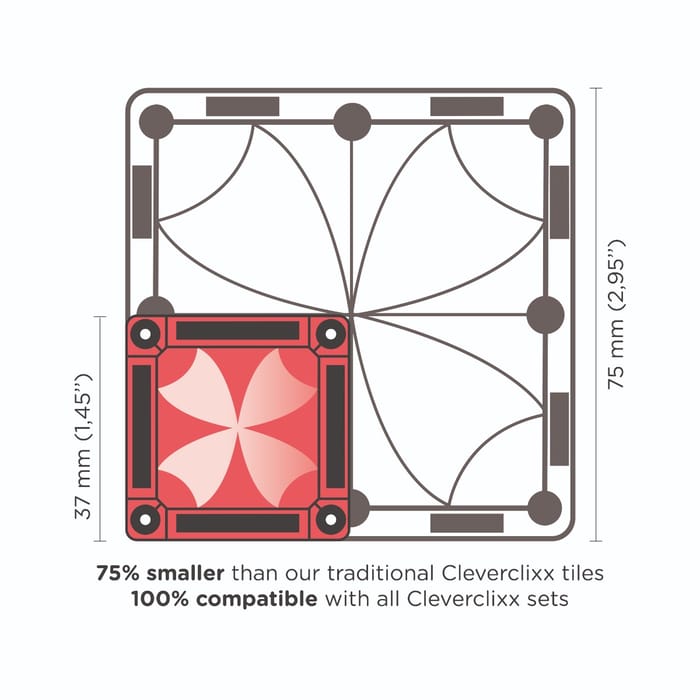 Cleverclixx | Intense Mini Tiles, 28 pcs