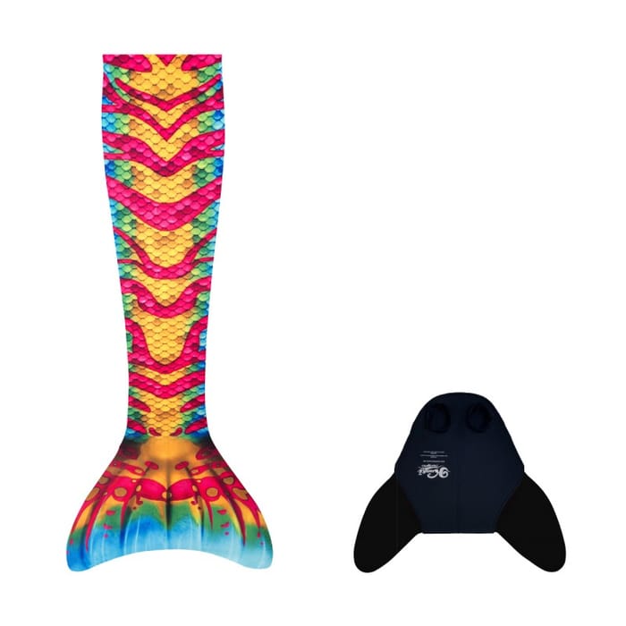 Mermaid Tail + Monofin - Coral (XS + S)