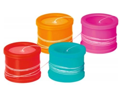 Tin Can Telephone, 1 set (asstd. colours)