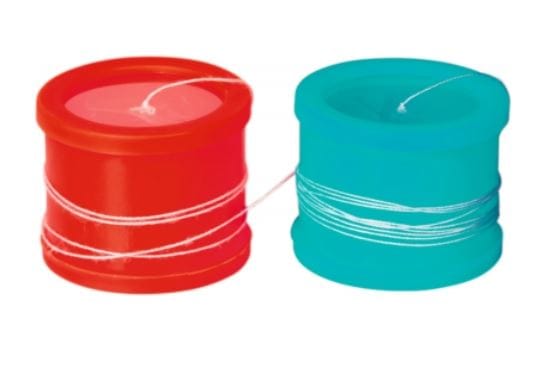 Tin Can Telephone, 1 set (asstd. colours)