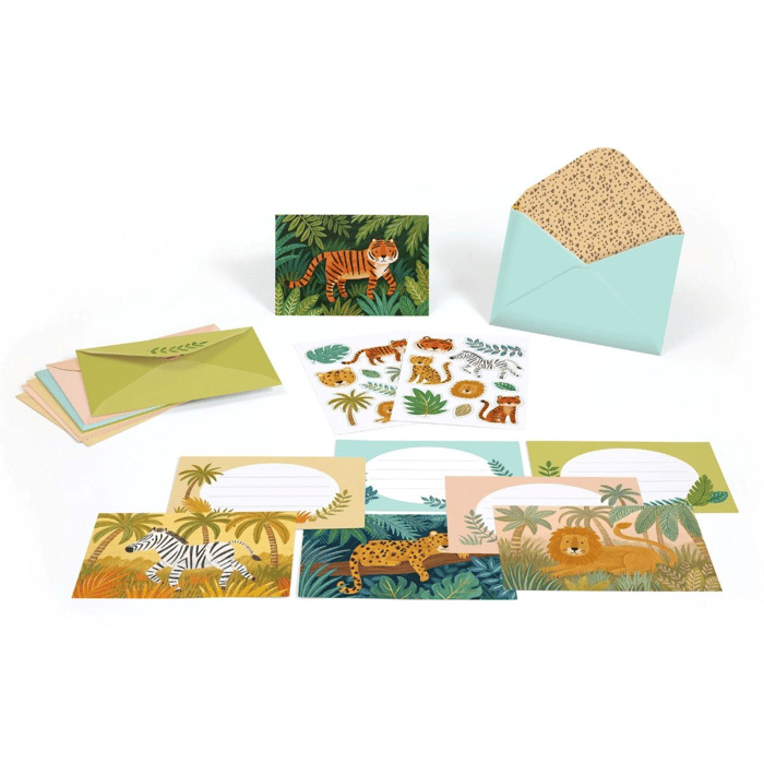 Birthday Invitations - Jungle, 8 pcs