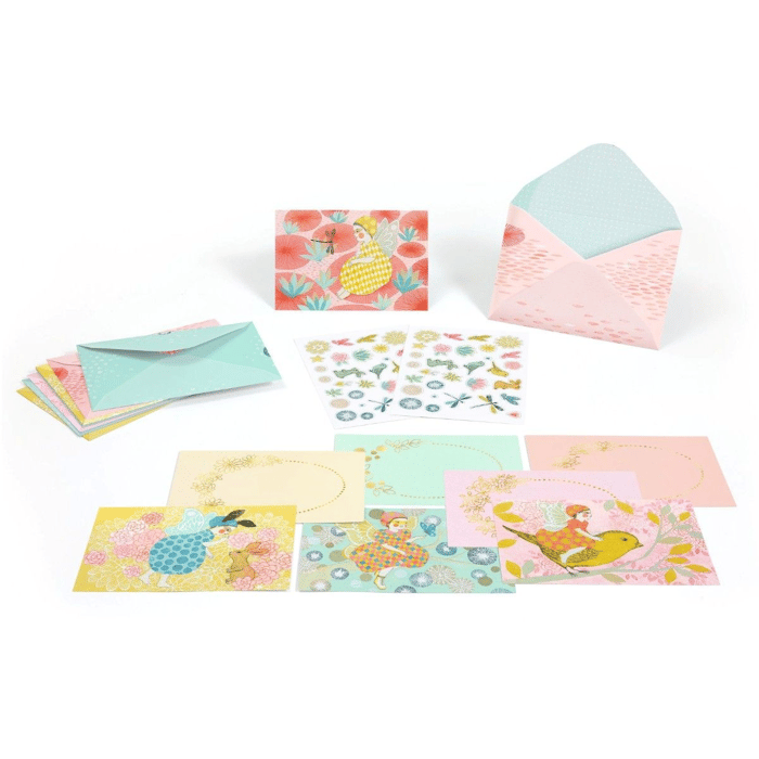 Birthday Invitations - Fairies, 8 pcs
