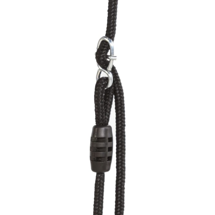 Plastic Gym Rings - Dark Green (Black Rope)