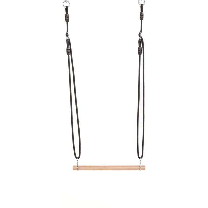 3-in-1 Swing, Trapeze & Gym Rings (Black Rope)