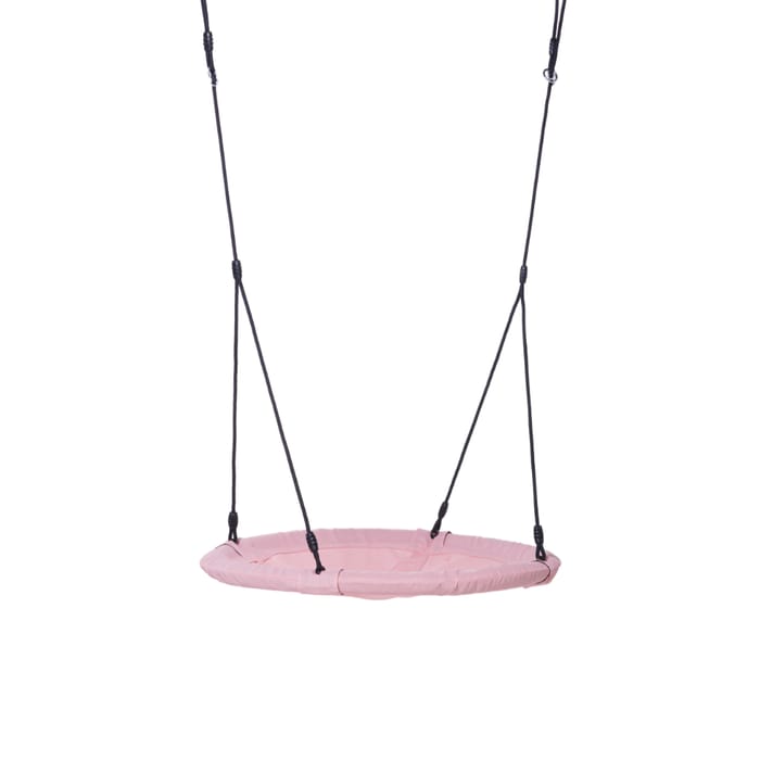 Sensory Saucer Swing Ø100 cm - Pink (Black Rope)