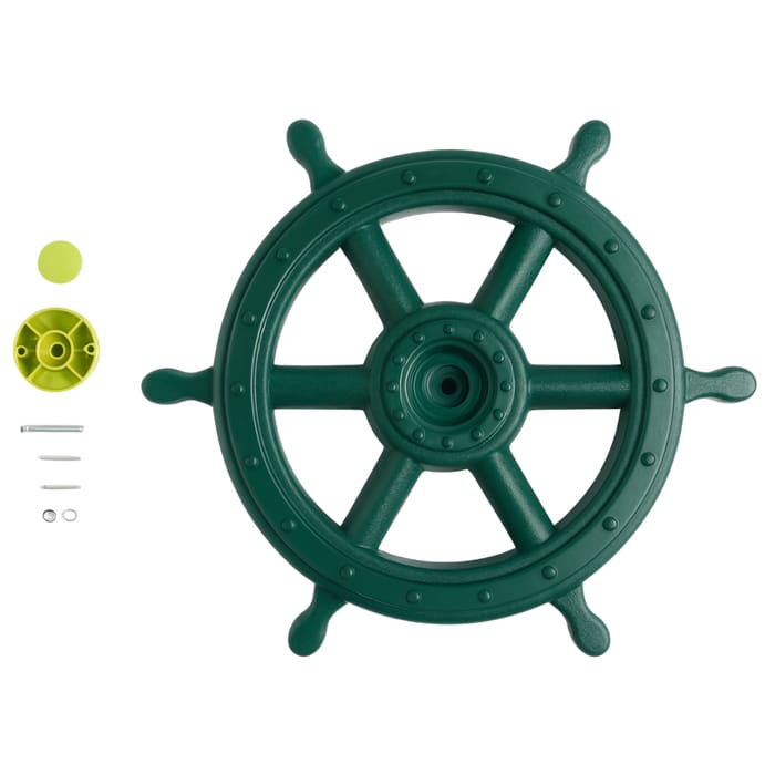 Playground Pirate Ship Wheel XXL - Dark Green/Lime