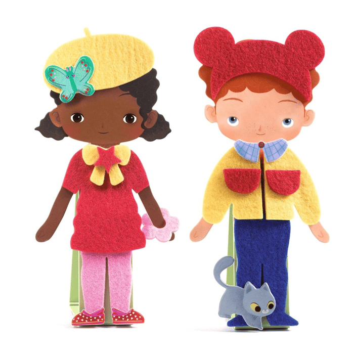 Felt Dress-Up Dolls