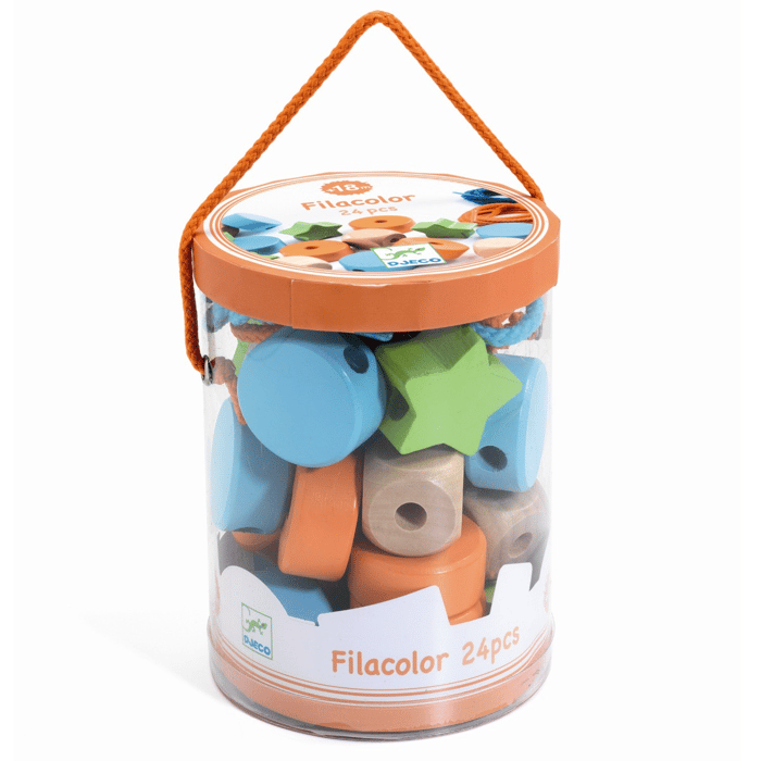Wooden Lacing Beads - Filacolor