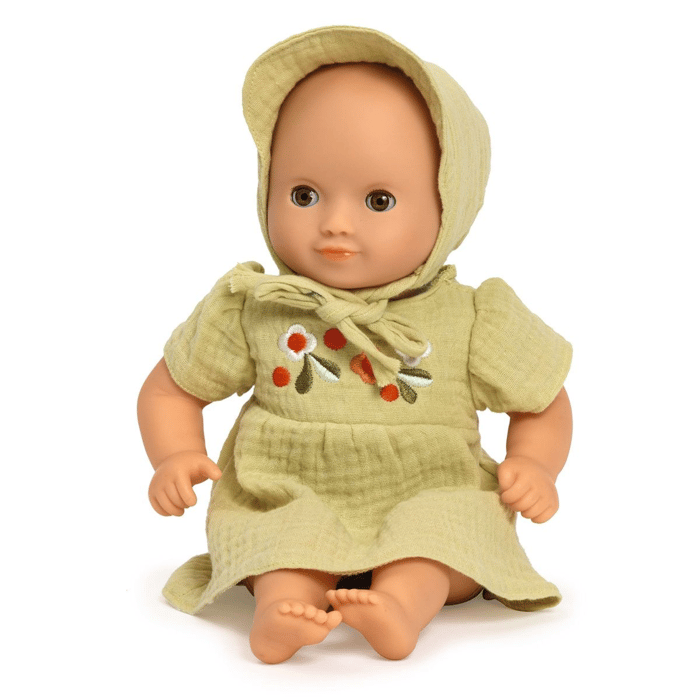 Pomea Doll Clothes - Summer Dress with Bonnet