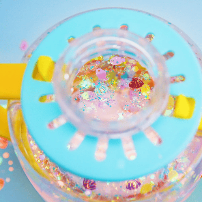 Sensory Light-Up Water Jar - Coral