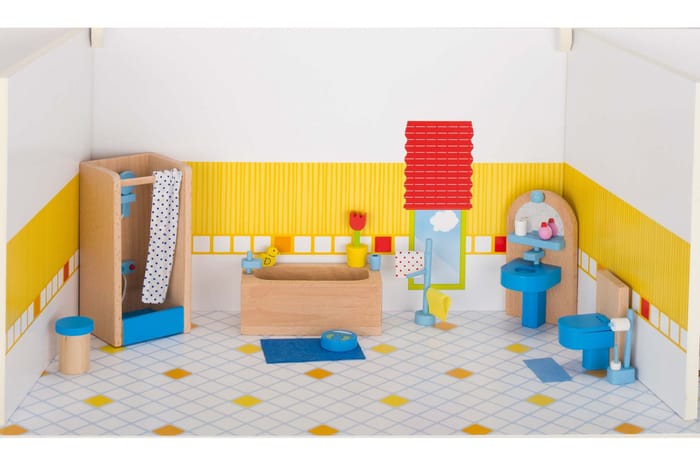 Dollhouse Accs. - Modern Bathroom