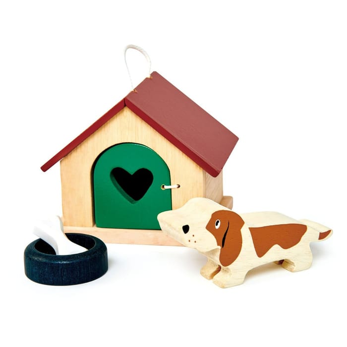 Dollhouse Accessories - Dog House with Dog
