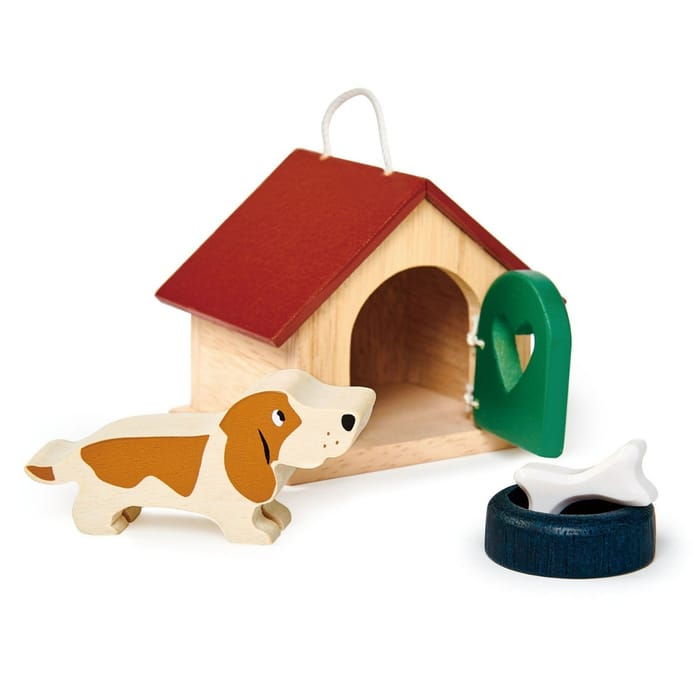 Dollhouse Accessories - Dog House with Dog