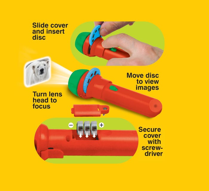 Torch Projector with Slides - Most Deadly Animals