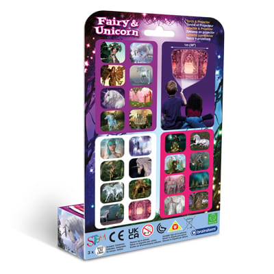 Torch Projector with Slides - Fairies and Unicorns