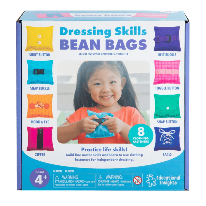 Dressing Skills Fine Motor Bean Bags