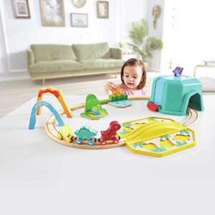 Train Track Set for Toddlers - Dinosaurs, 27 pcs