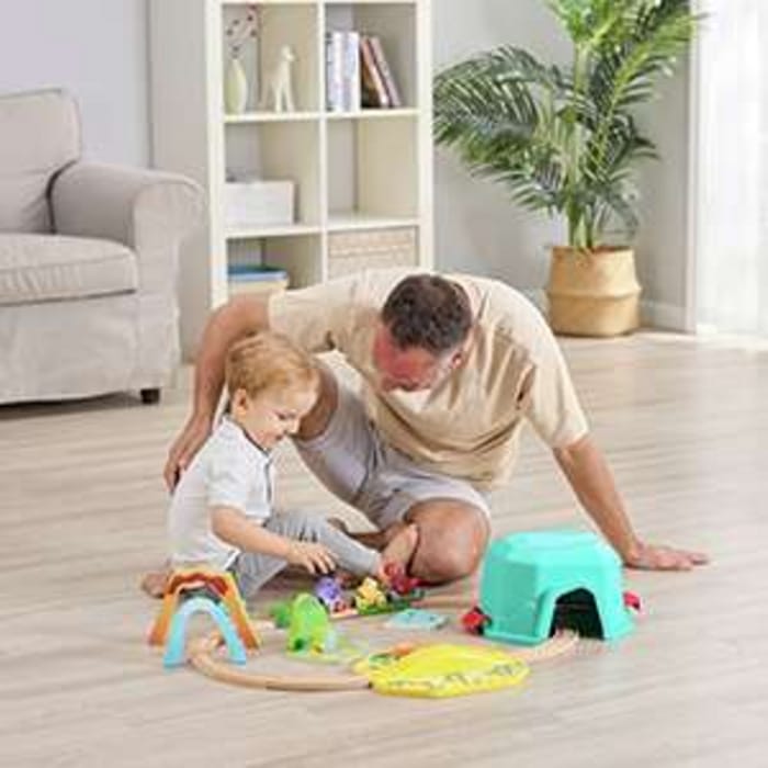 Train Track Set for Toddlers - Dinosaurs, 27 pcs
