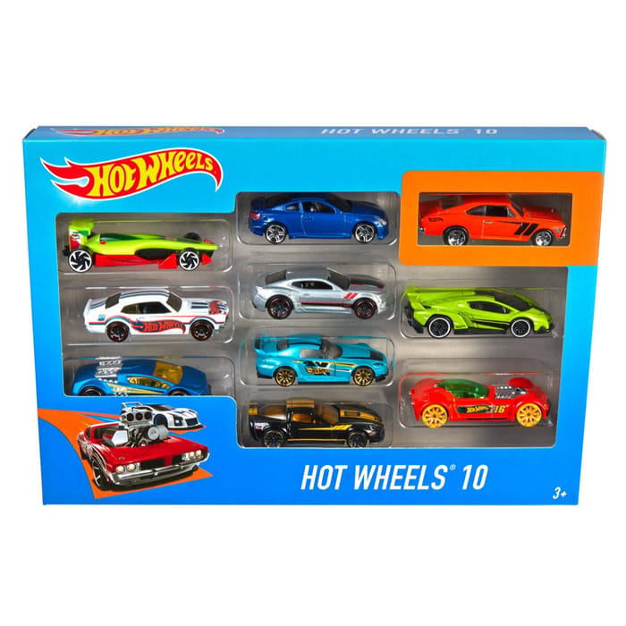 Hot Wheels Cars (Assorted) - Pack of 10