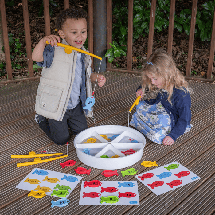 Math Fishing Game with Activity Cards