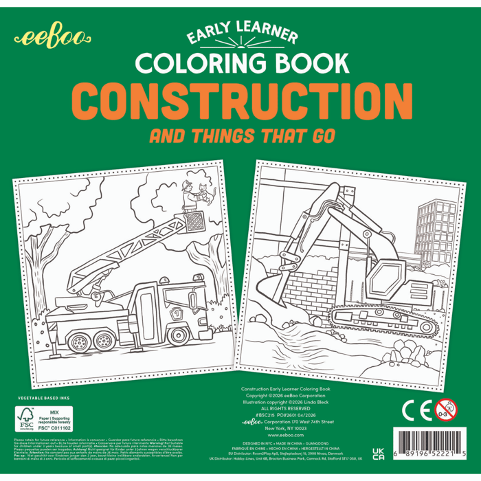 Colouring Book - Construction & Things That Go