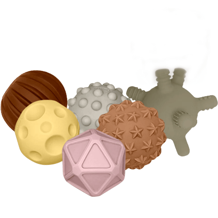 Sensory Mini Balls - Boho Chic, 6 pcs