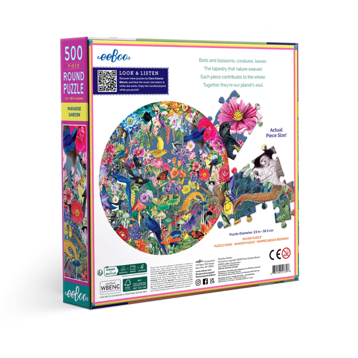 Puzzle with 500 pcs - Paradise Garden