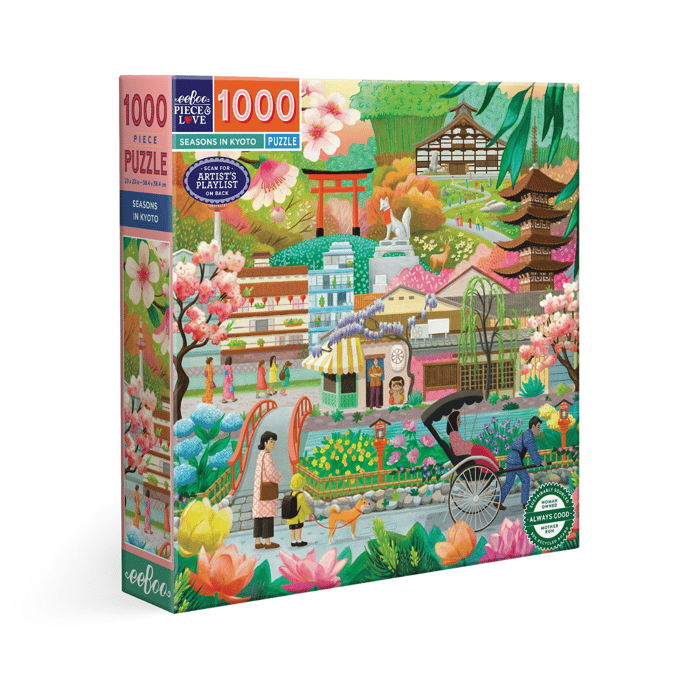 Puzzle with 1,000 pcs - Seasons in Kyoto