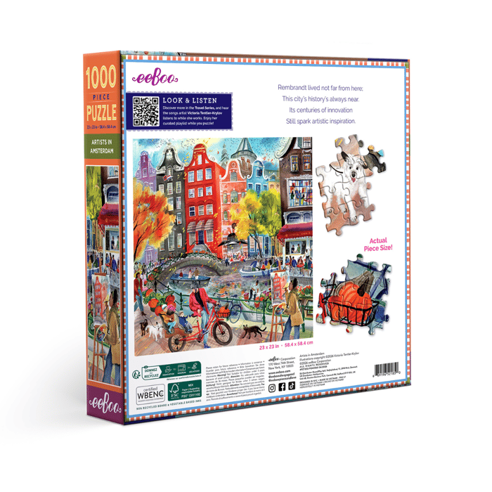 1000-Piece Puzzle - Artists in Amsterdam