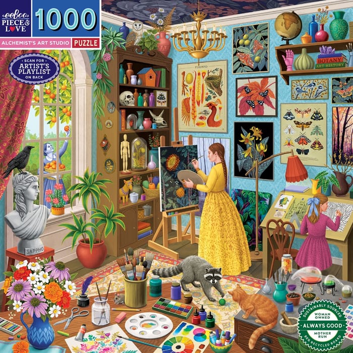 1000-Piece Puzzle - Alchemist's Art Studio