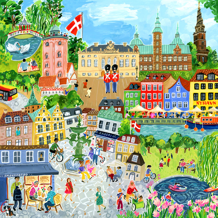 Puzzle - Copenhagen, 1000 pcs