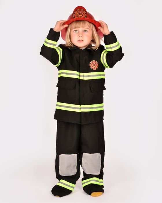 Firefighter Costume, size 4-6 years