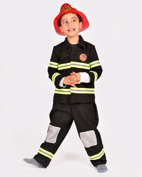 Firefighter Costume, size 4-6 years
