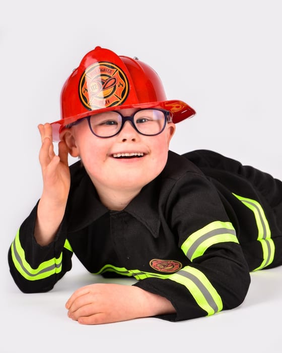 Firefighter Costume, size 4-6 years