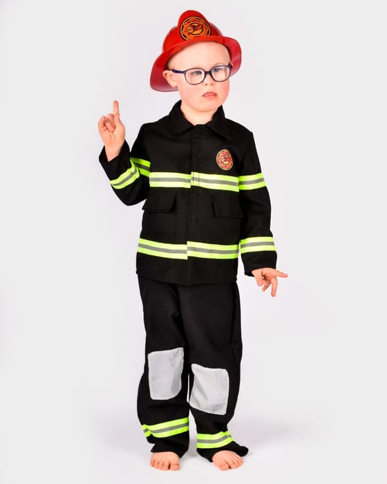 Firefighter Costume, size 4-6 years