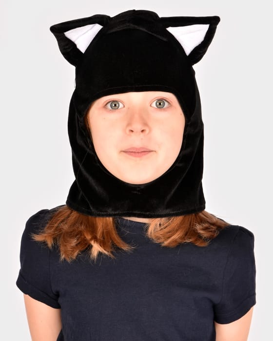 Cat Costume - Hood with Tail, size 3-5 years