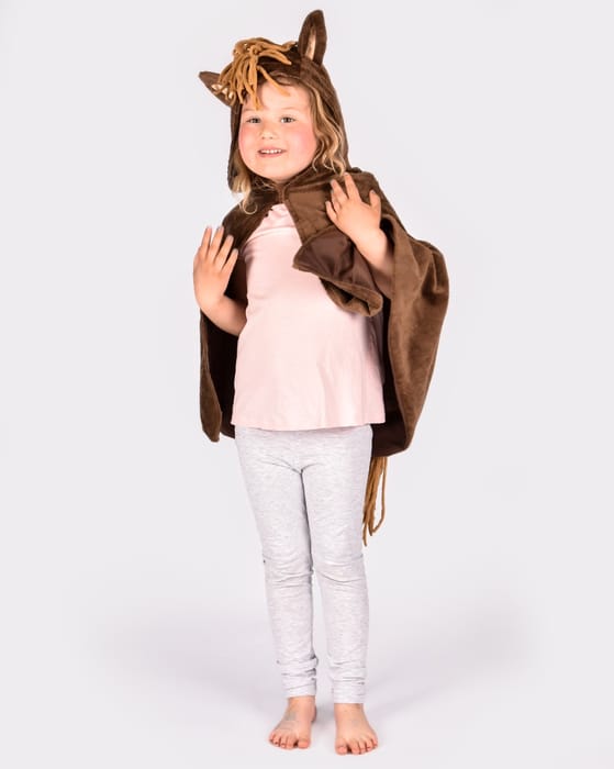 Horse Costume Cape, size 3-8 years