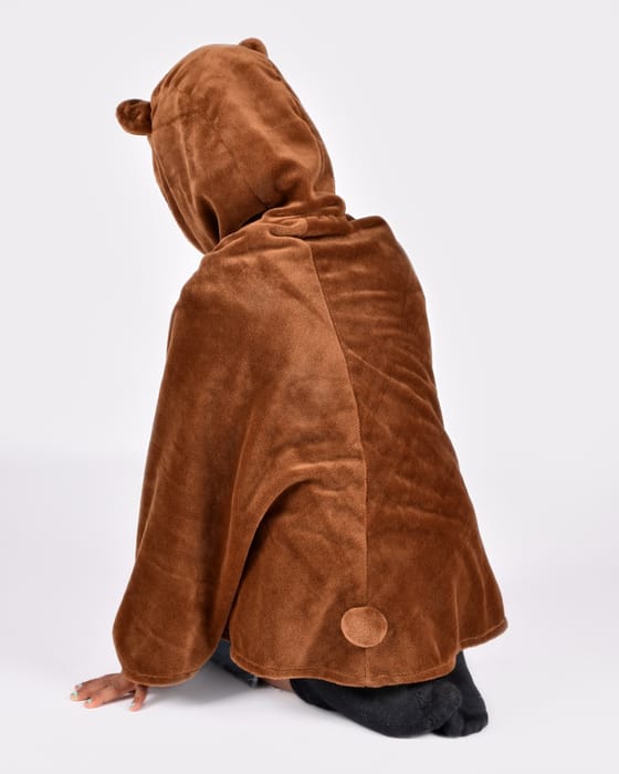 Bear Costume Cape, size 3-8 years