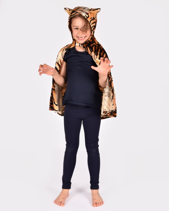 Tiger Costume Cape, size 3-8 years
