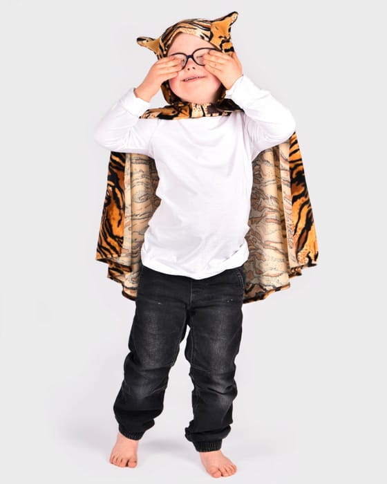Tiger Costume Cape, size 3-8 years