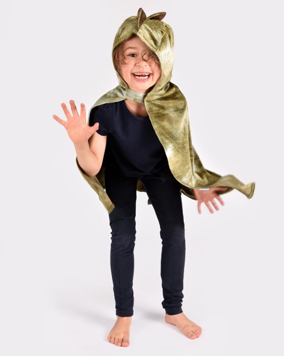 Dinosaur Costume Cape, size 3-8 years