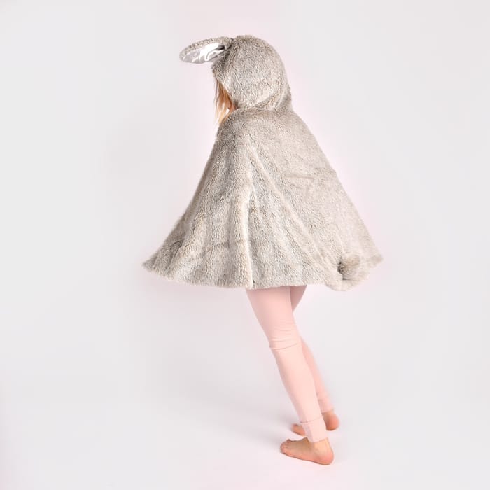 Rabbit Costume Cape, size 3-8 years