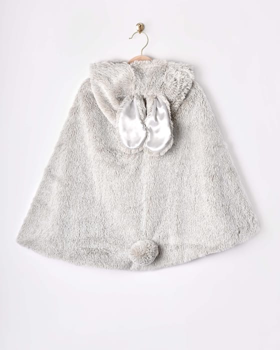 Rabbit Costume Cape, size 3-8 years