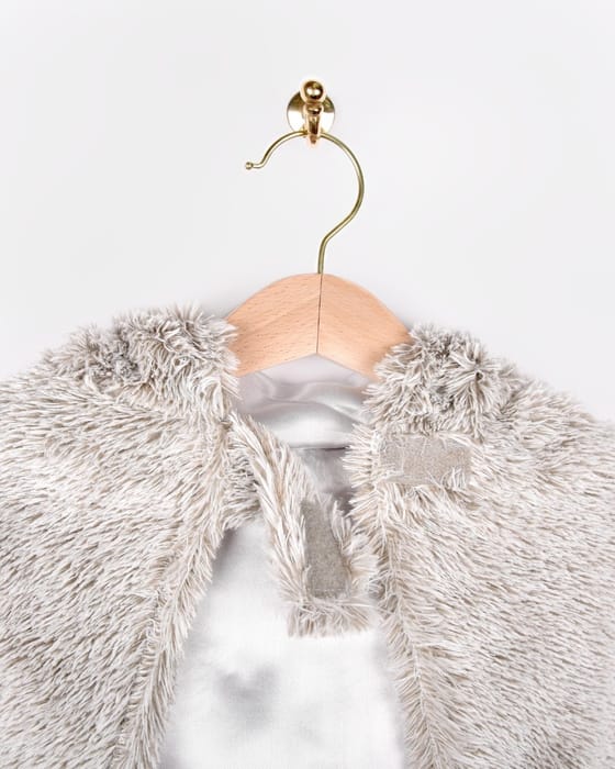 Rabbit Costume Cape, size 3-8 years