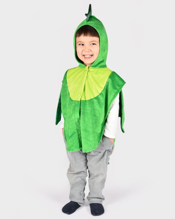 Dragon Costume - Green, size 1-4 years