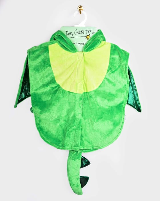 Dragon Costume - Green, size 1-4 years