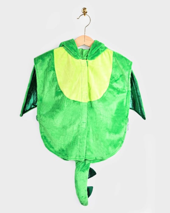 Dragon Costume - Green, size 1-4 years