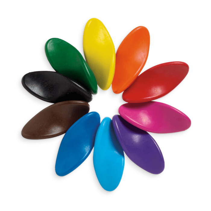 Ergonomic Crayons, 10 pcs