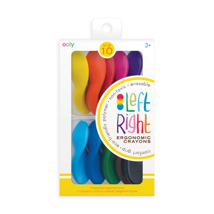 Ergonomic Crayons, 10 pcs