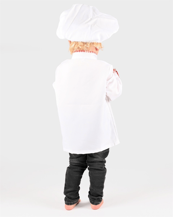 Chef Jacket & Hat, size 4-6 years